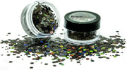 PaintGlow Chunky Glitter shakers Black Star