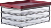 Koelkastdoos Omnia vleeswarendoos - bewaardoos -3-laags - nordic berry