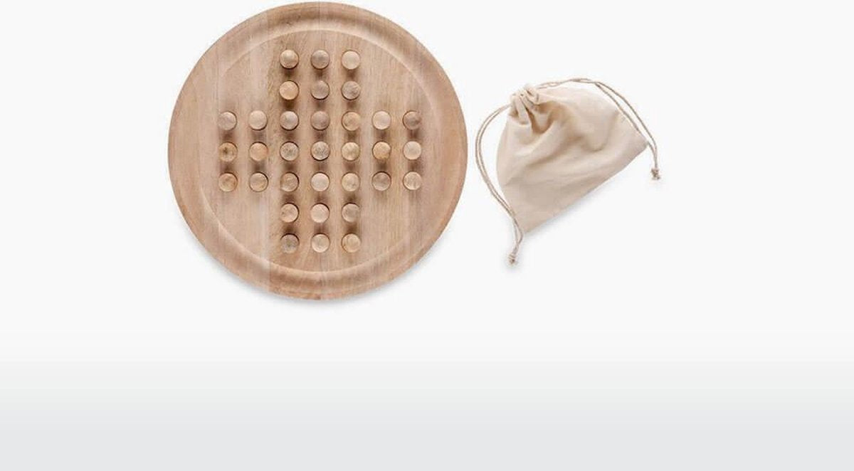 Nkuku Houten Solitaire bord - Mangohout