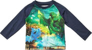 Minymo - jongens shirt - total eclipse - blauw - Maat 74