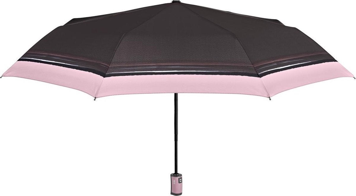 Perletti Mini-paraplu Dames Automatisch 98 Cm Microfiber Roze