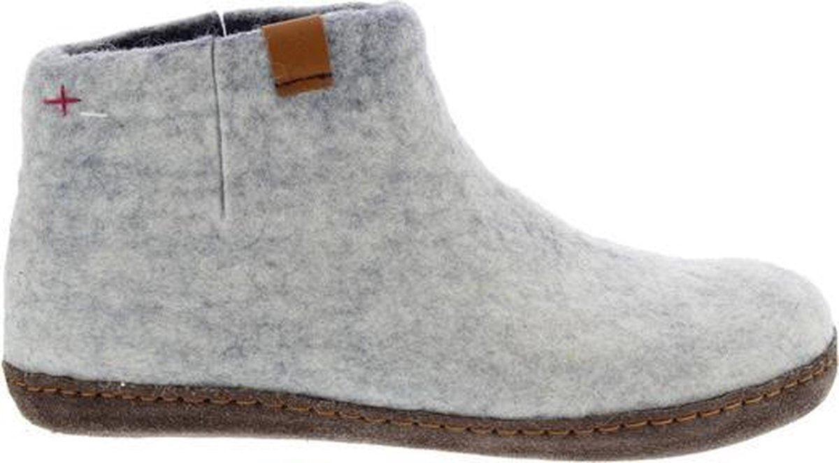 Tofvel Everest pantoffels ecru uni (S) (15242-T-Natural/Blu)