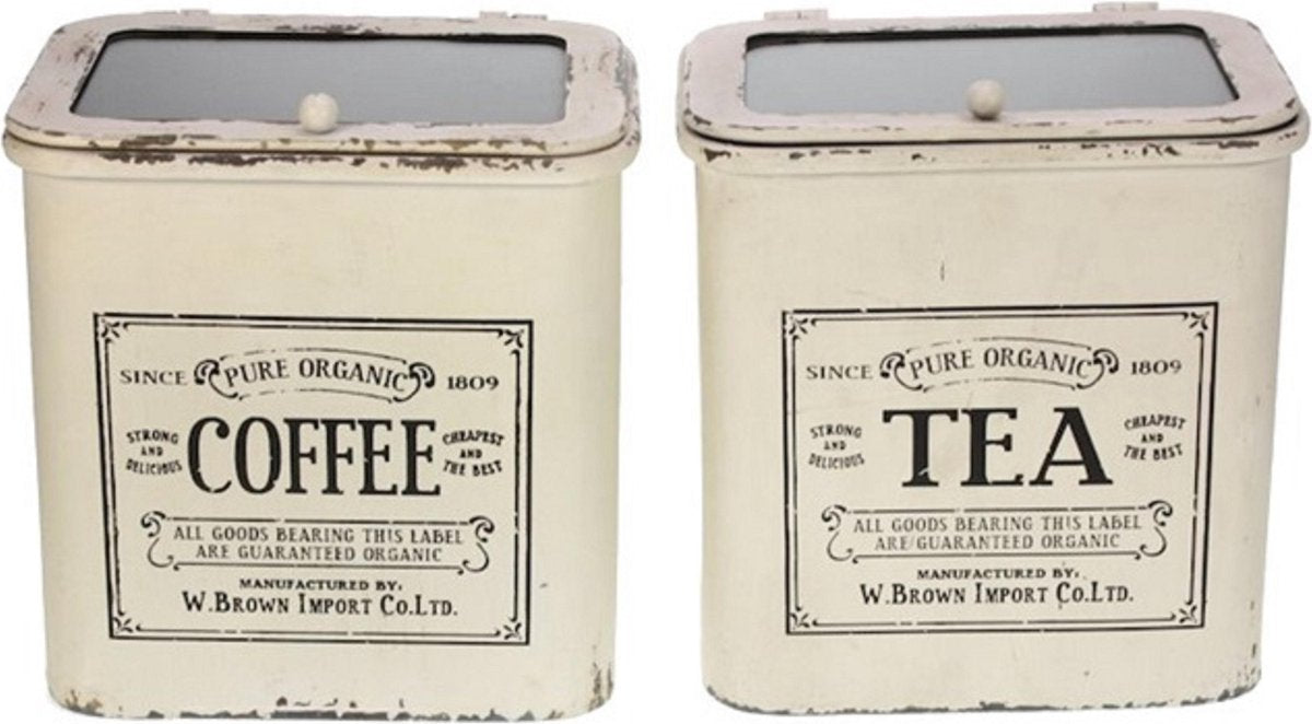 Trommel deksel glas Coffee