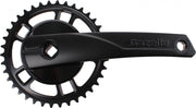 Crankstel Gazelle Strixvaria 38 tands - zwart
