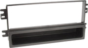 1-DIN Paneel met aflegbakje. Kia Carnival/ Rio/ Sorento/ Spectra/ Shuma Kleur: Zwart