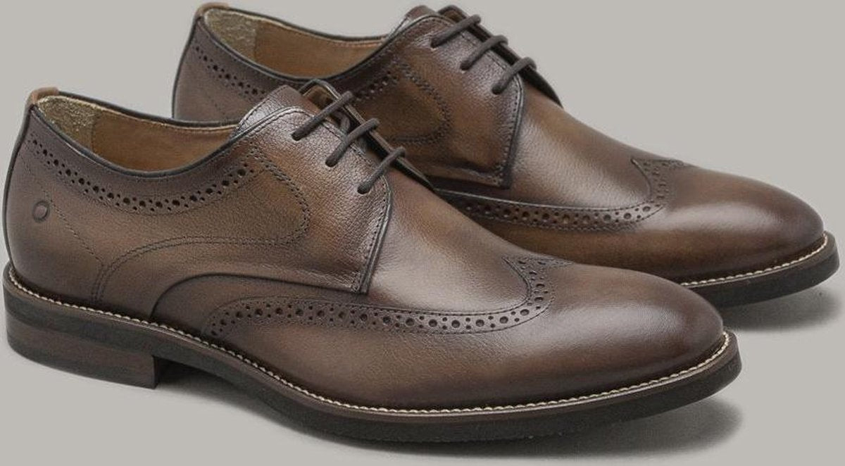 Democrata - ROY Veterschoen Bruin Wingtip