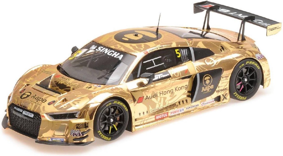 Audi R8 LMS Aape/Audi Hong Kong #5 Overall 2nd Place GT Asia 2016 - 1:18 - Minichamps