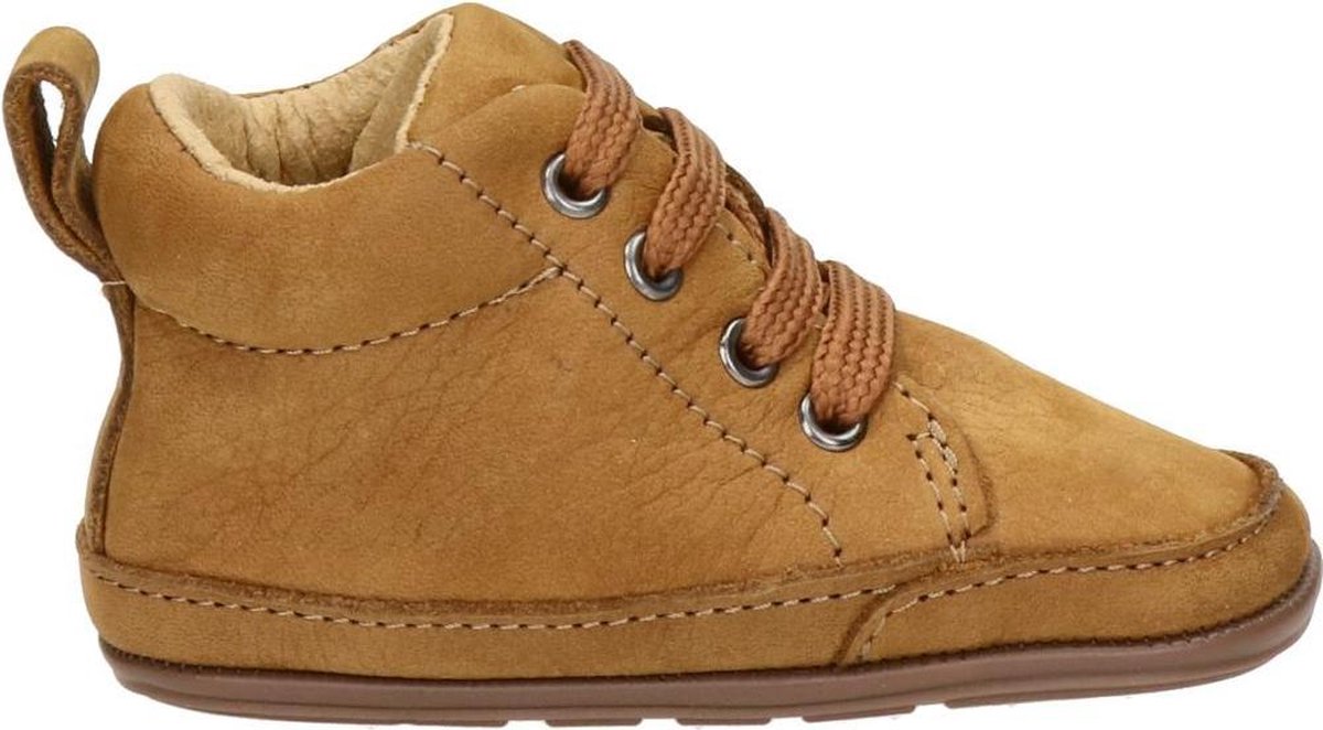 Nelson Kids jongens babyschoen - Cognac - Maat 21