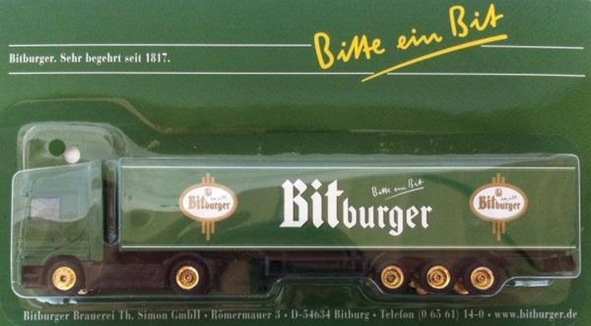 Vrachtwagen Bitburger "Bitte ein Bit"