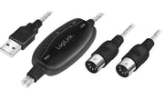 Logilink UA0037N Adapter USB to Midi In-Out