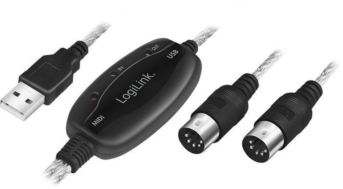 Logilink UA0037N Adapter USB to Midi In-Out