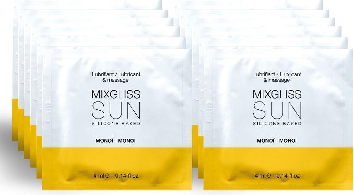 Mixgliss Monodosis Silicone Lubricant Pack of 12 SUN 4 ml