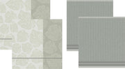DDDDD Monstera - 2x Theedoek & 2x Keukendoek - Cream