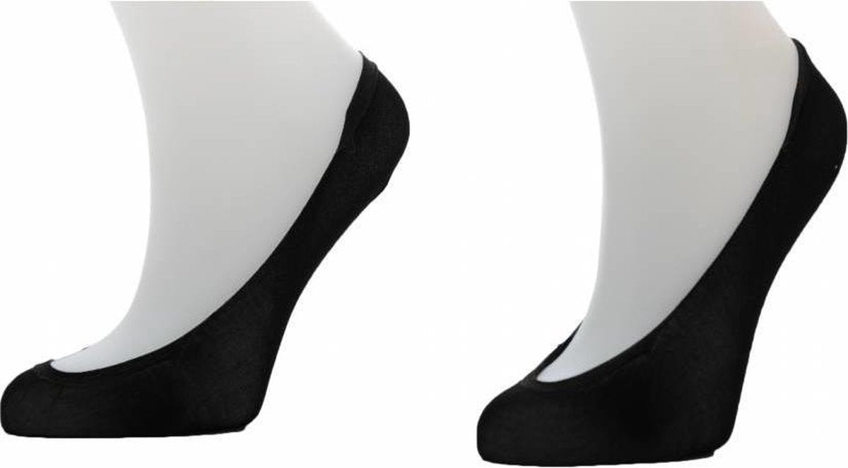 Teckel Ballerina Footies sokken 2 paar  - 38  - Zwart