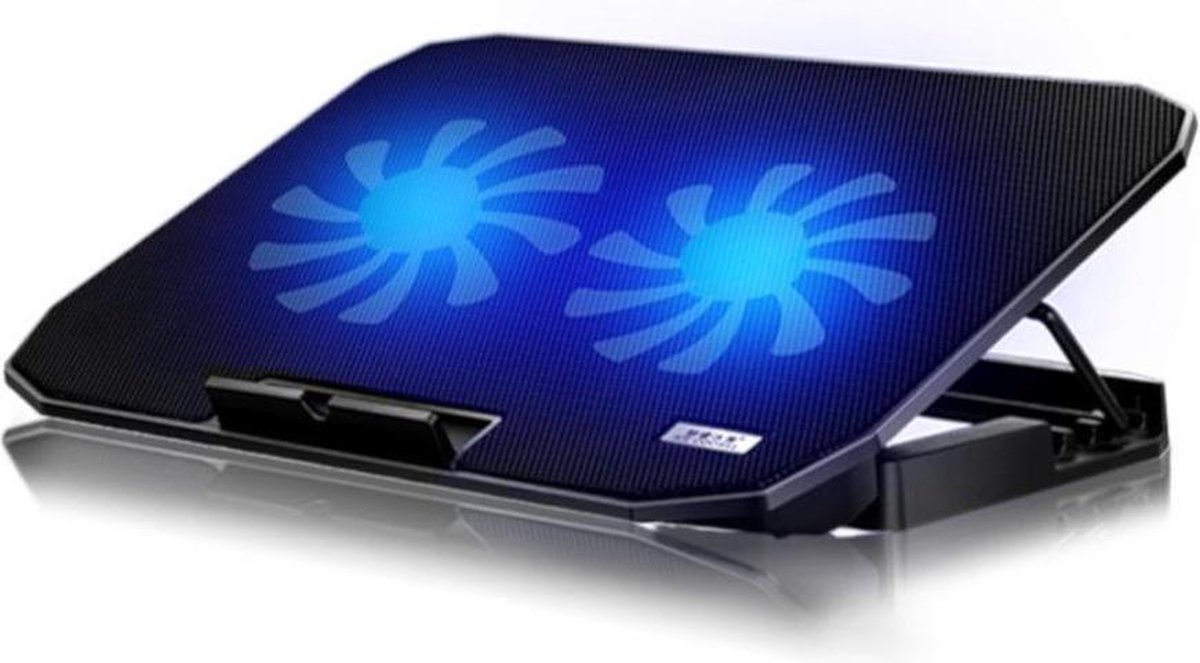 NÖRDIC N106 Laptopkoeler met 2 ventilatoren