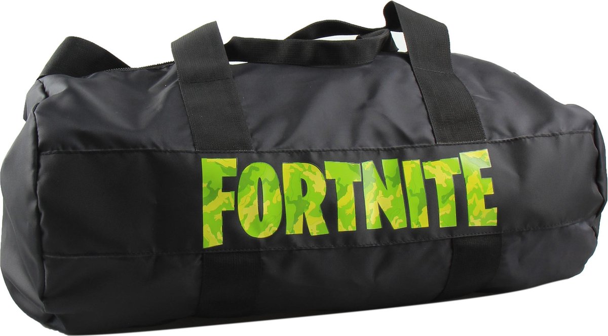 Fortnite sporttas - zwart - 54 x 27 x 27 cm / Licentie FORTNITE