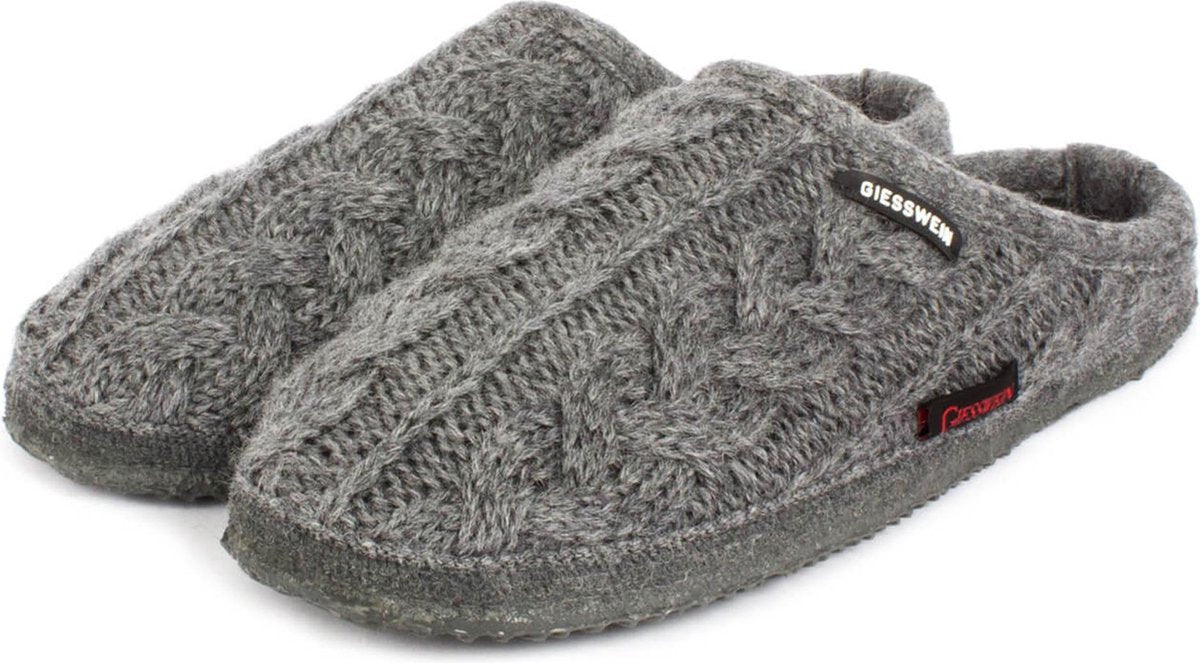 Giesswein Sloffen - Maat 39 - Unisex - grijs