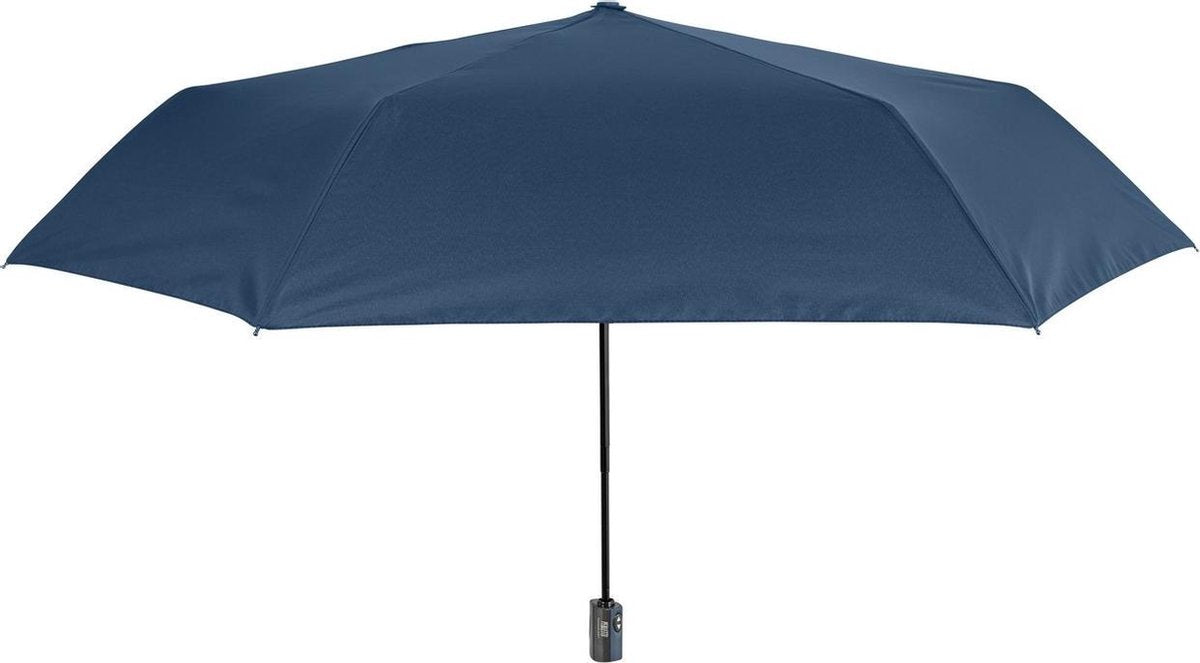 Perletti Mini-paraplu Automatisch Dames 54 X 95 Cm Blauw
