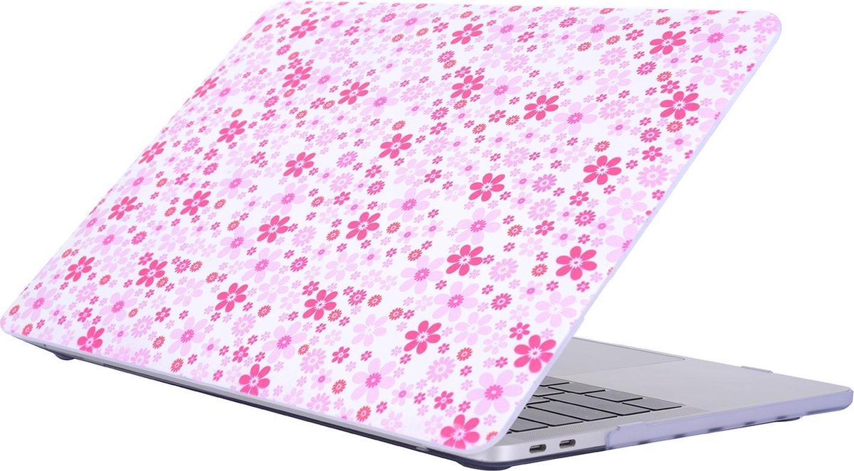 Mobigear Hardshell Case Bloemen Serie 41 Macbook Pro 13 inch Thunderbolt 3 (USB-C)
