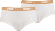 Puma Mesh Mini Short White/gold 2-pack Hang-S