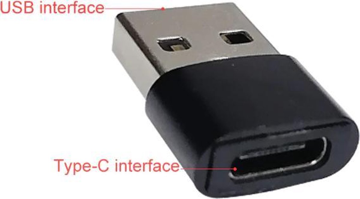 USB naar USB type-C adapter
