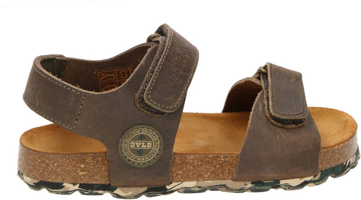 Develab 48213 - Kinderen SandalenJongens - Kleur: Bruin - Maat: 28