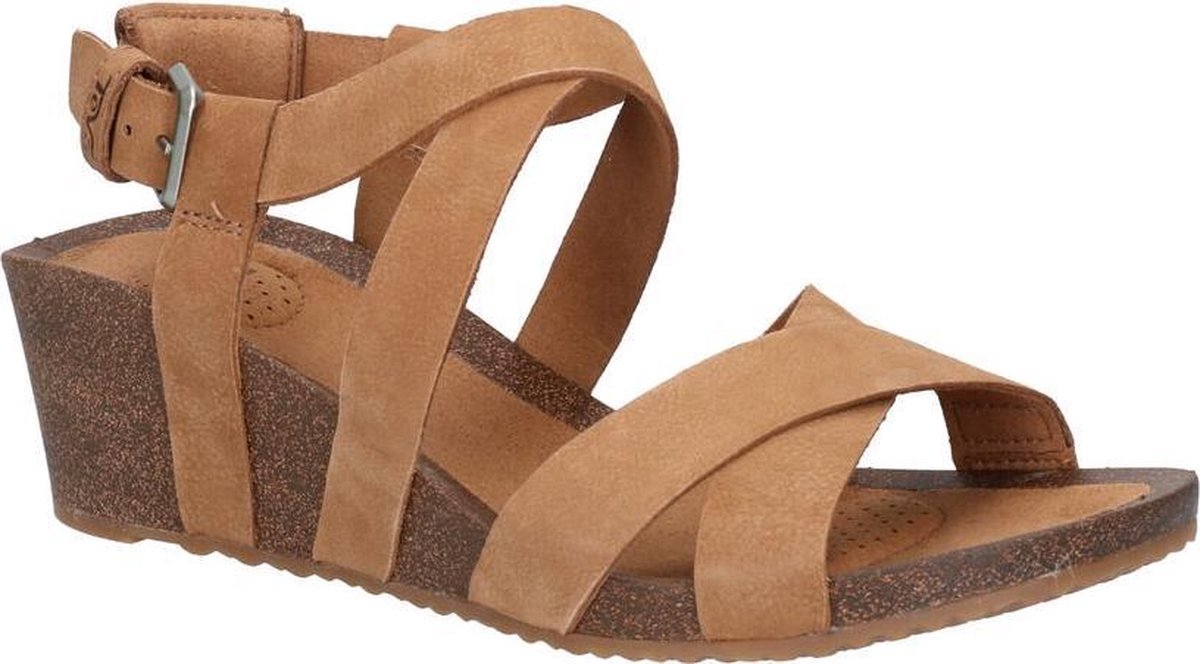 Teva Dames Sandalen W Mahonia Wedge Cross - Camel - Maat 40