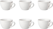 Mammoet Cappuccinokop Budgetline 21 cl Wit Porselein 6 stuk(s)