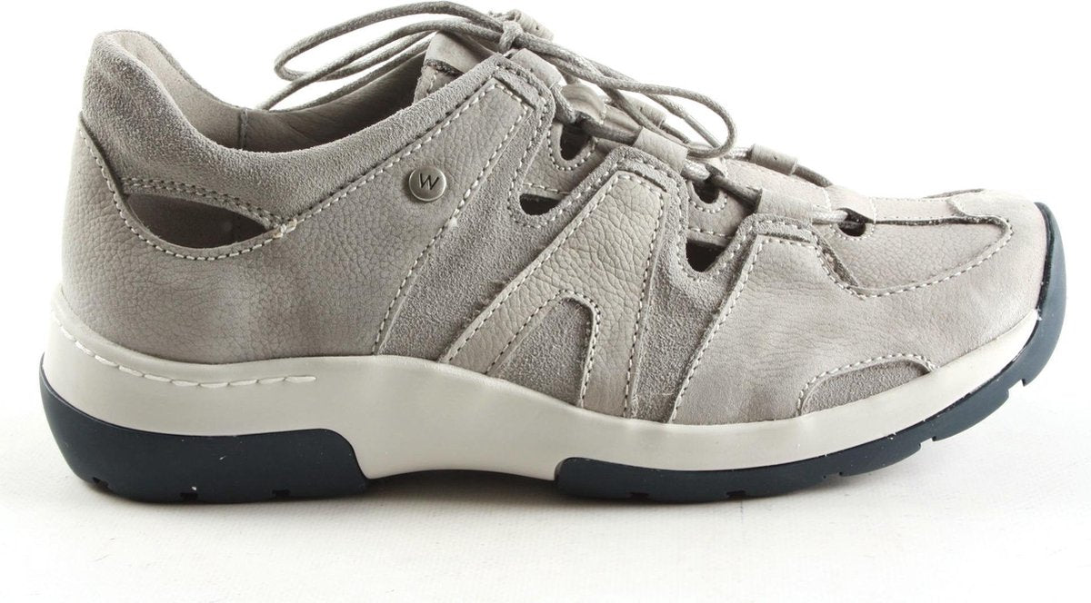 Dames Veterschoenen Wolky Nortec Antique Licht Grijs - Maat 39