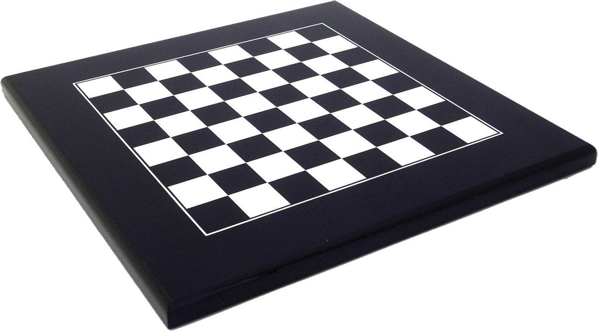 Zwart schaakbord - Gelakt hout - 40x40 cm