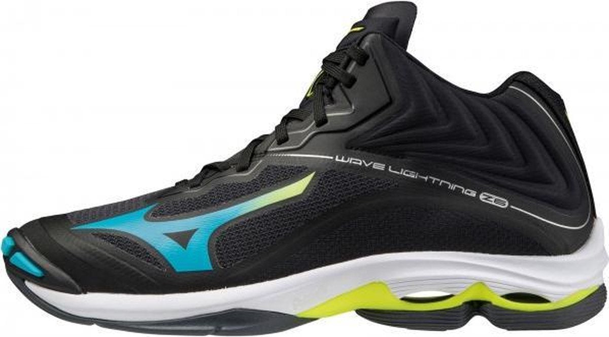 Mizuno Wave Lightning Z6 Mid - zwart/blauw - maat 40