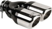 Race Sport Uitlaatsierstuk Dubbel 48-60 Mm Rvs Zilver 24