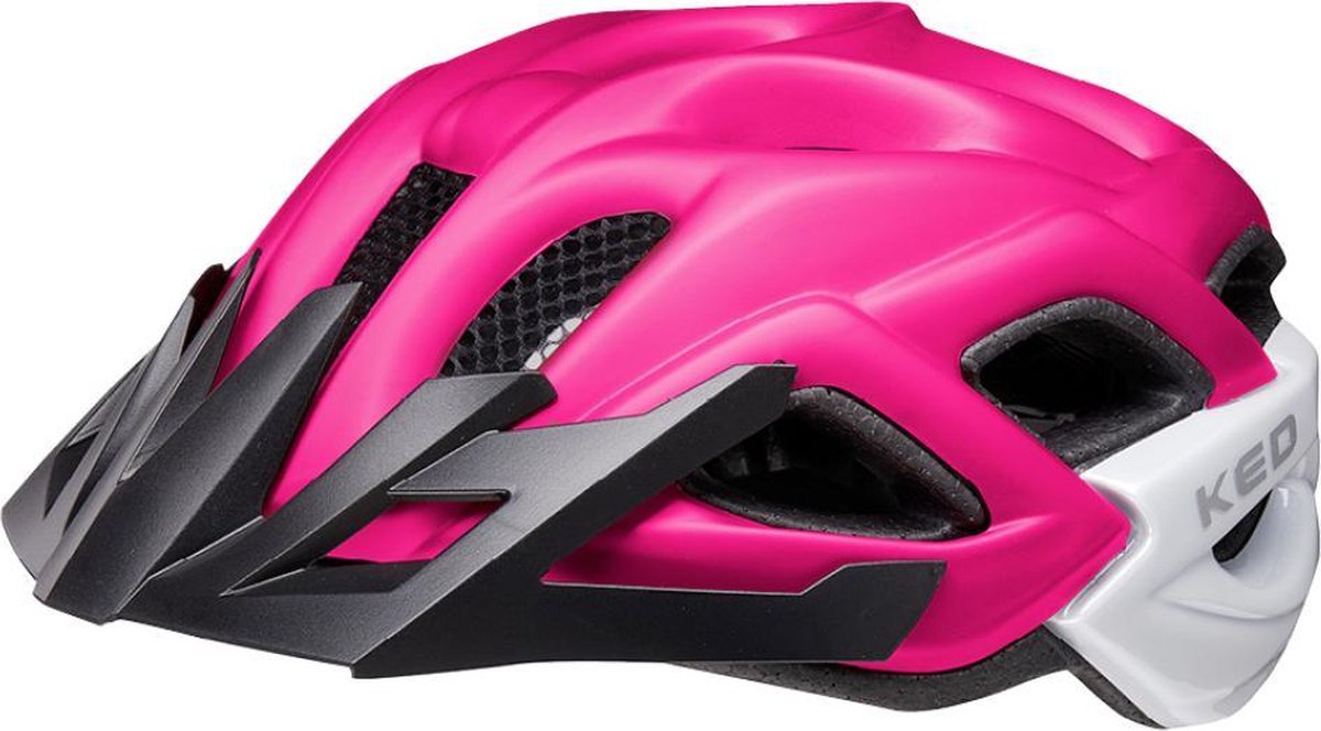 Fietshelm KED Status Jr. S (49-54cm) - pink black matt