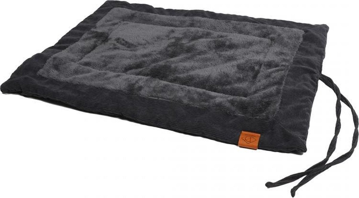 D&D Comfy plaid davy corduroy Grijs 80x60x1cm