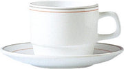 Arcoroc Restaurant Valerie - Onderbordjes (zonder het kopje) - 14cm -  (Set van 6) En Yourkitchen E-kookboek - Heerlijke Smulrecepten