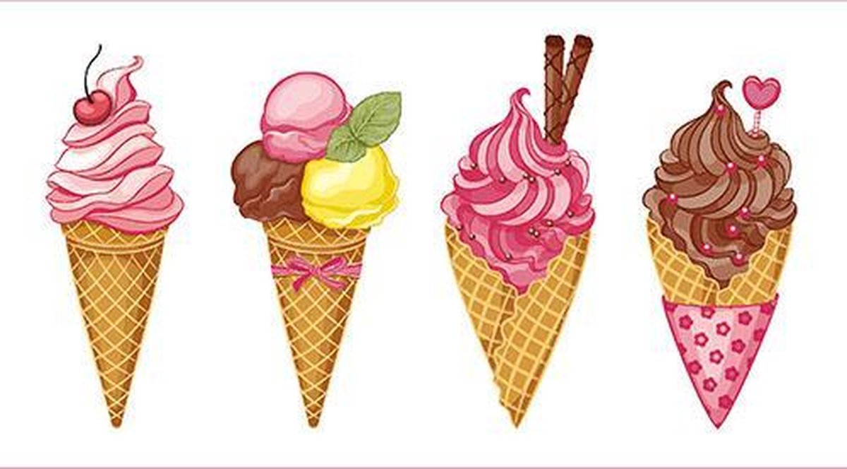 Papstar servetten Ice cream
