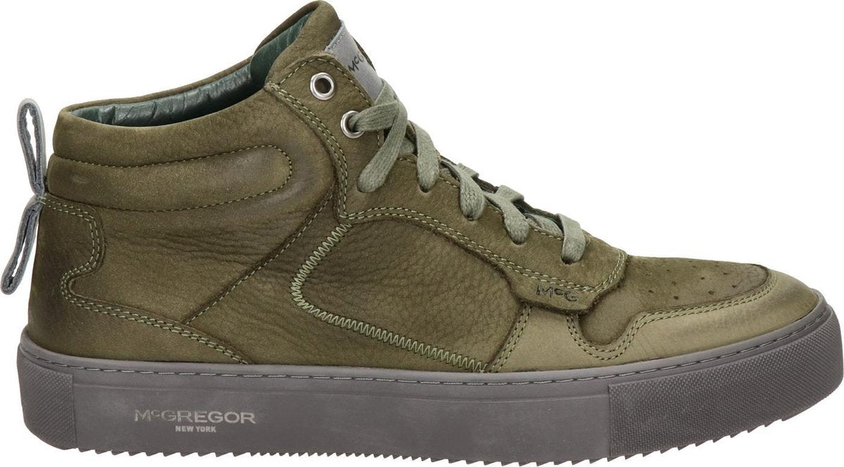 McGregor Heren Sneakers - Groen - Lage Sneakers - Leer - Veters