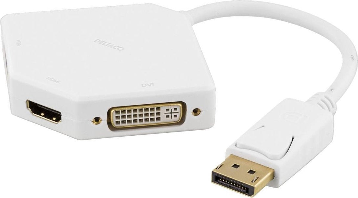 Deltaco DP-MULTI5 Displayport naar HDMI 4K UHD