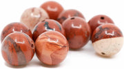 Edelsteen Losse Kralen Rode Jaspis – 10 stuks (10 mm)