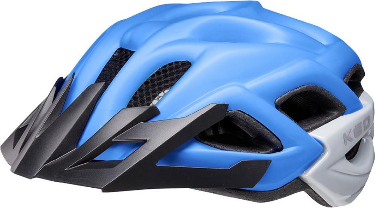 Fietshelm KED Status Jr. S (49-54cm) - blue black matt