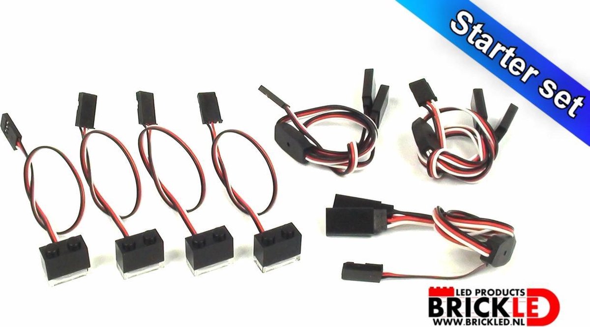 BrickLED Starter set met AA Batterij Blok - Verlichting voor LEGO