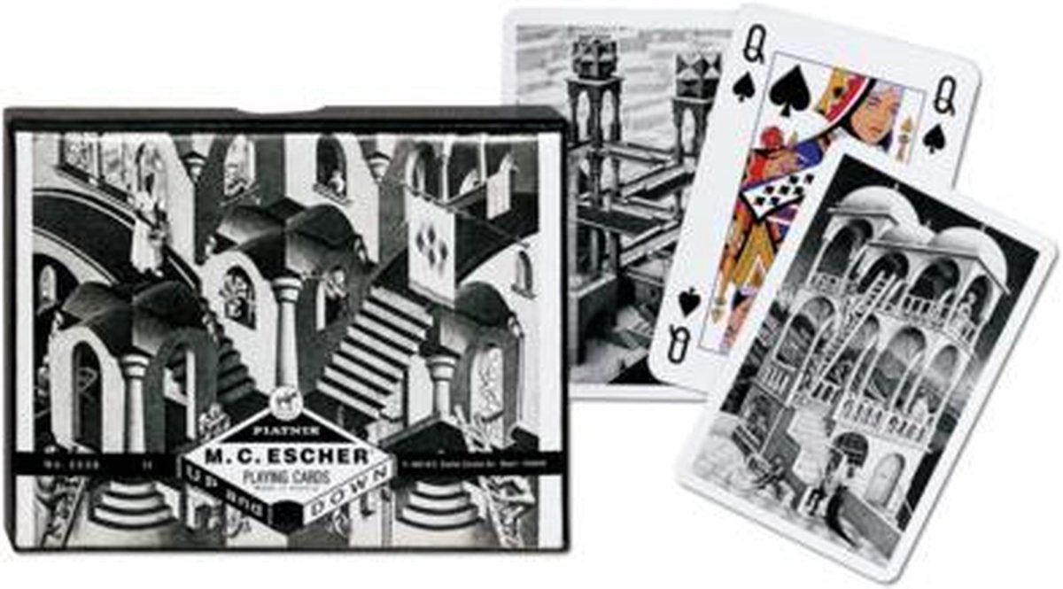 Escher Up & Down Speelkaarten - Double Deck