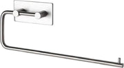 Keukenrolhouder hangend - Foliehouder - Zelfklevend - Rollenhouder keuken - Keukenpapier houder - Wandmodel - RVS