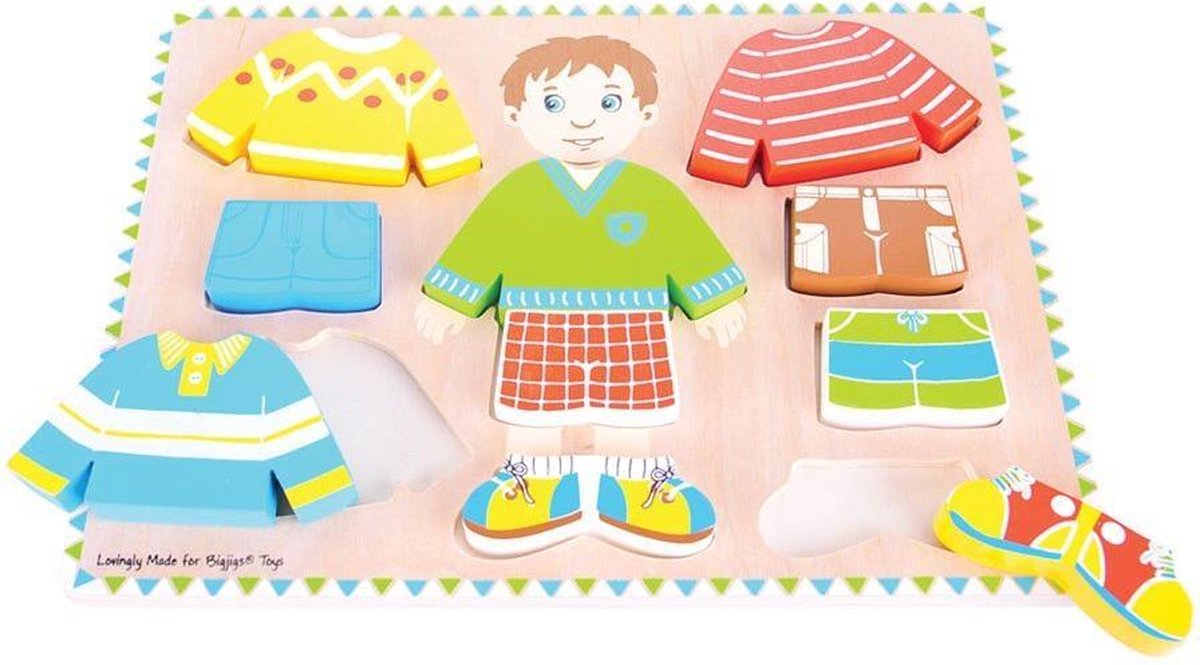 Bigjigs Dressing Boy Puzzle