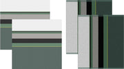 DDDDD Rico - 2 Theedoeken & 2 Keukendoeken - Green