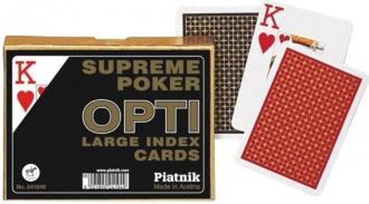 HOT Games Pokerspeelkaartenset Dubbel