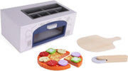 Gerardo's Toys Houten Pizzaoven Met Pizza 28 Cm 15-delig