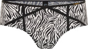 Sapph Mistress Short Dames Zebra Print-M
