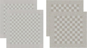 DDDDD Barbeque - 2x Theedoek & 2x Keukendoek - Taupe