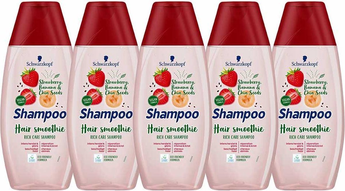 Schwarzkopf Strawberry Banana Shampoo 5x 400 ml - Voordeelverpakking